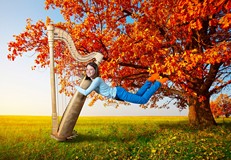 Flying Harp Girl